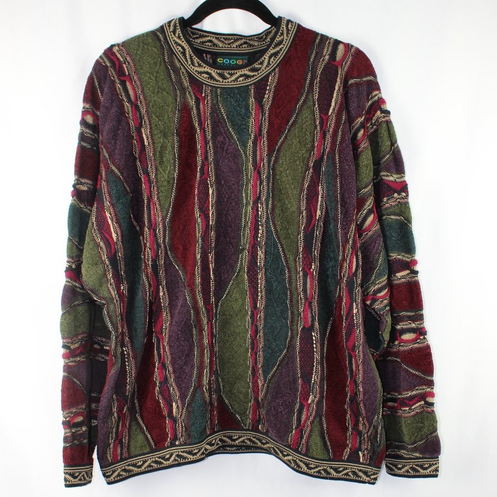 Coogi Australia Rare Vintage Multicolor Sweater L